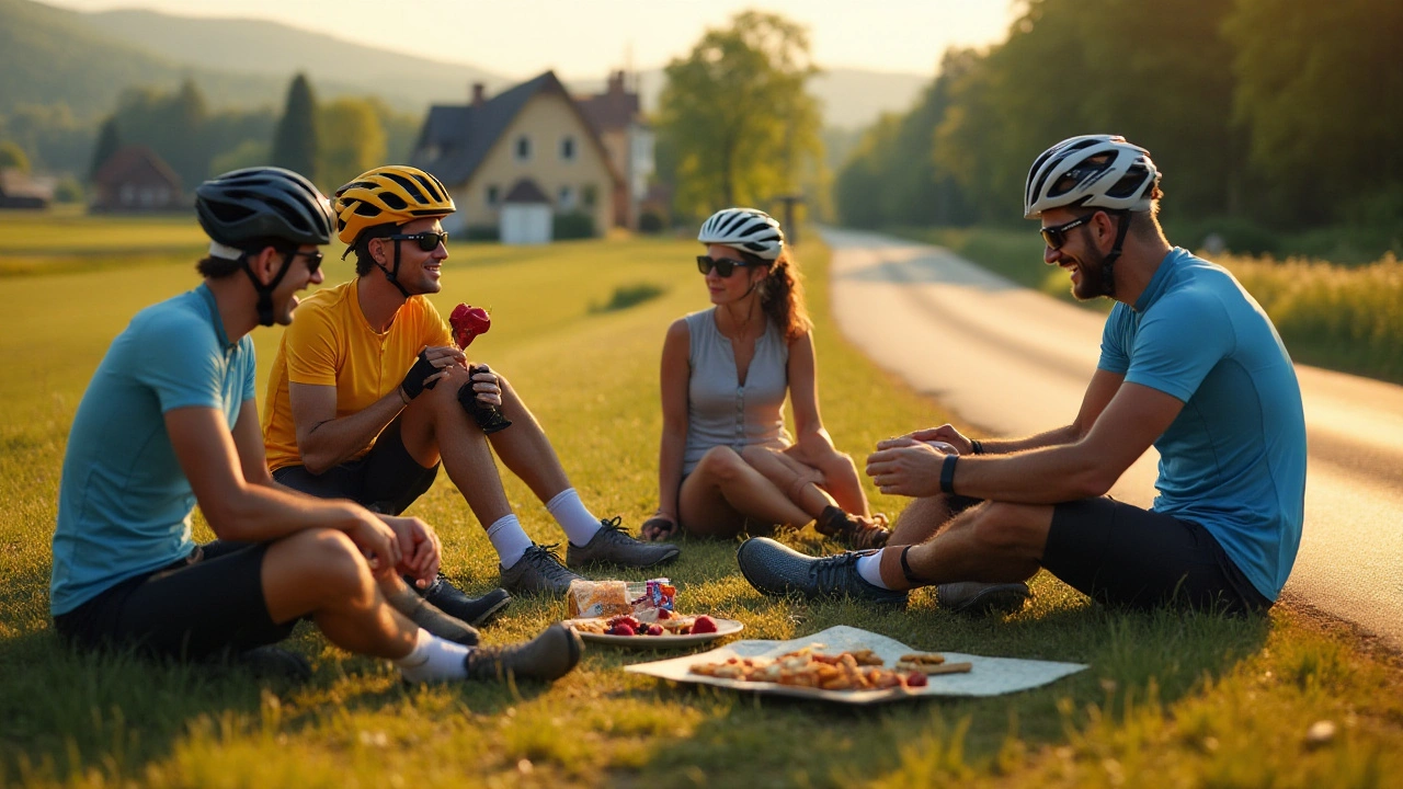 Jak cyklisté mohou využít přestávky mezi jídly